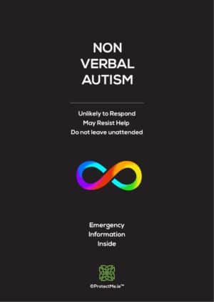 Non Verbal Autism Seat Belt Cover